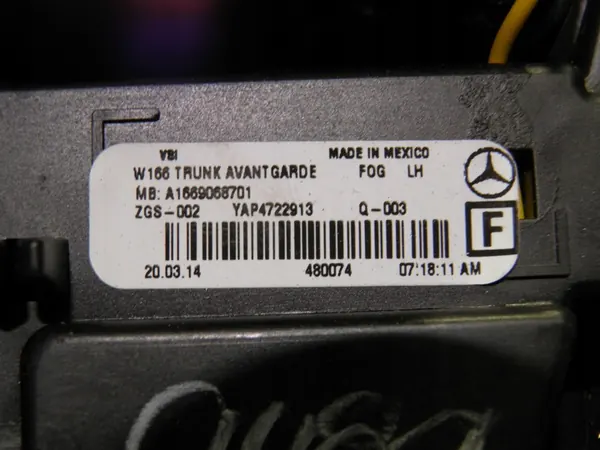 MERCEDES ML W166 LUZ TRASERA IZQUIERDA A1669068701 image 6