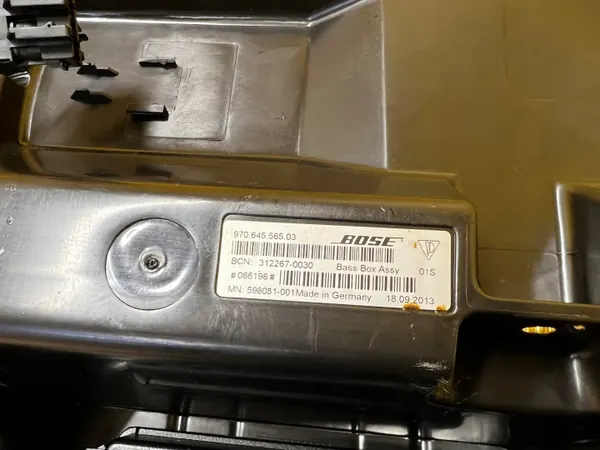 Bose Subwoofer OEM 97064556503 Porsche Panamera image 7