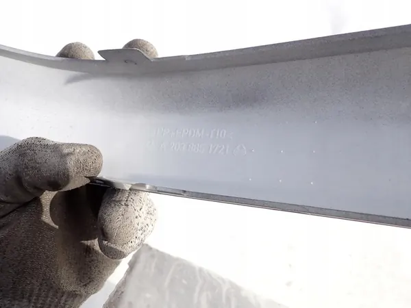 MERCEDES C-KLASA W203 Moldura Izquierda Parachoques Delante image 4