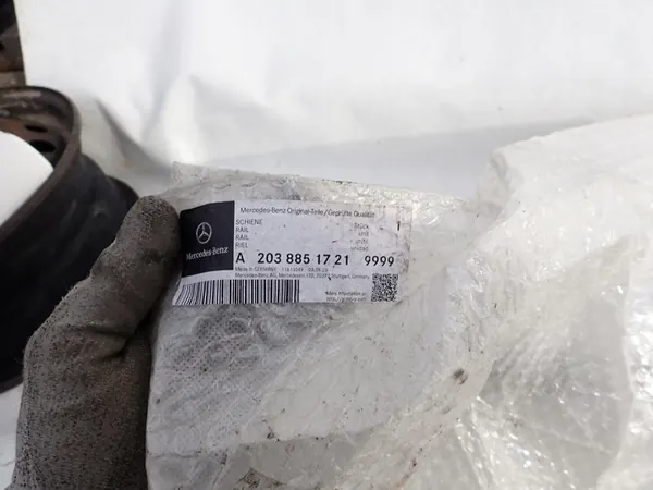 MERCEDES C-KLASA W203 Moldura Izquierda Parachoques Delante image 5