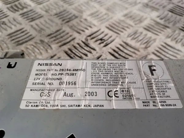 Changer CD Nissan OE OEM 281844M560 pour X-Trail image 3
