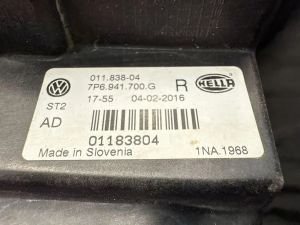 Faro Halógeno Derecho Delantero Usado OEM 7P6941700 image 7