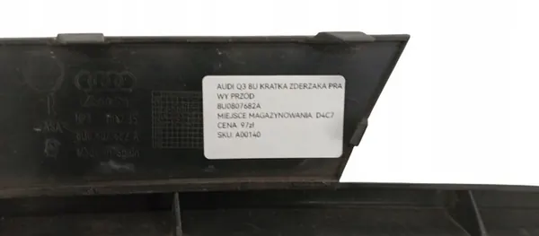 Rejilla de Parachoques Delantero Derecha AUDI Q3 8U0807682A image 3