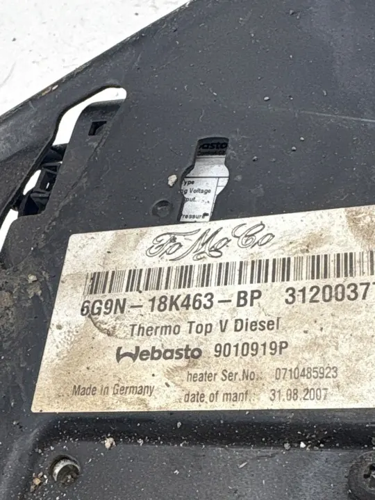 Webasto parkeringsvärme OEM 6G9N18K463BP för Volvo V70 image 3