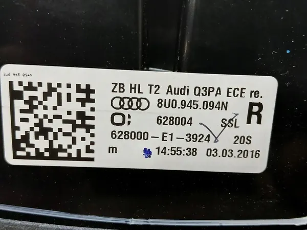AUDI Q3 LIFT LÁMPARA TRASERA DERECHA LED 8U0945094N image 6