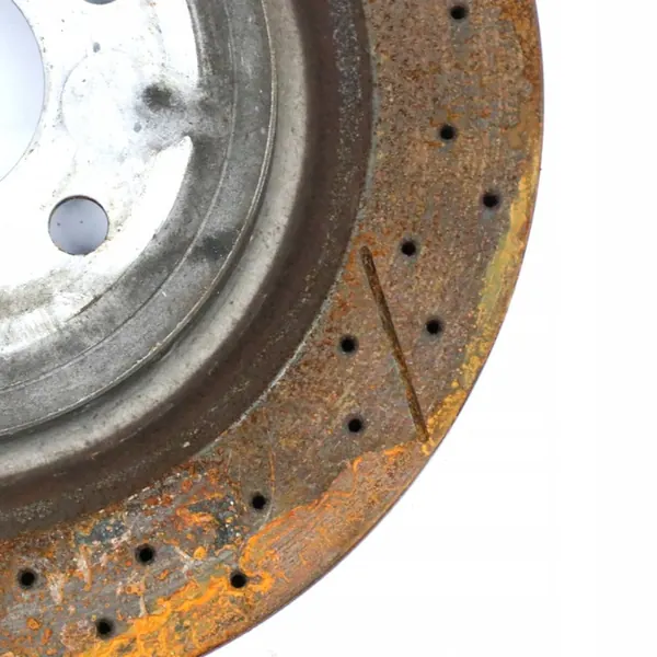 Mercedes R172 Remschijven Set Achter Links Rechts Geperforeerd OEM image 3