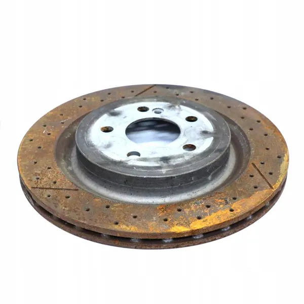 Mercedes R172 Remschijven Set Achter Links Rechts Geperforeerd OEM image 6