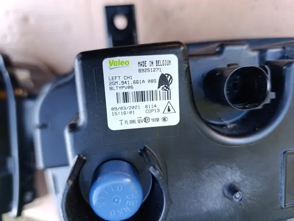 VW T-CROSS FAROL HALÓGENO LED DRL ESQUERDO 2GM941661A image 6