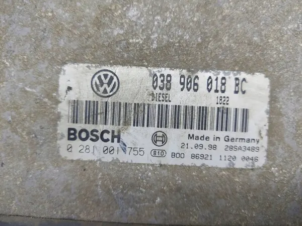 Unidad de Control Motor OEM 038906018BC Skoda Octavia I 1.9 TDI image 4