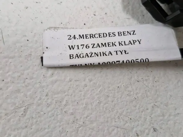 Mercedes-Benz W176 kofferbakslot OEM A0997400500 image 7