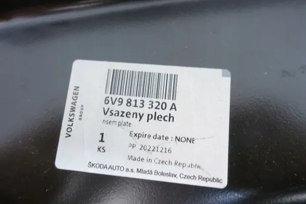 Skoda Fabia III Bak Höger Panel OEM 6V9813320A image 5