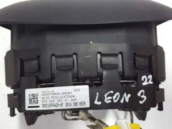 Airbag condutor SEAT OEM 5F0880201H para LEON III 2012-16 image 6