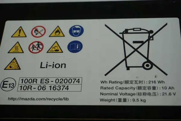 MAZDA CX-30 Hybride Accu BJGB-67ZB3-A image 5