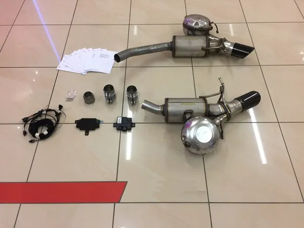 Système d'échappement actif Audi A5 8T Double silencieux OEM 8T0941193 image 4