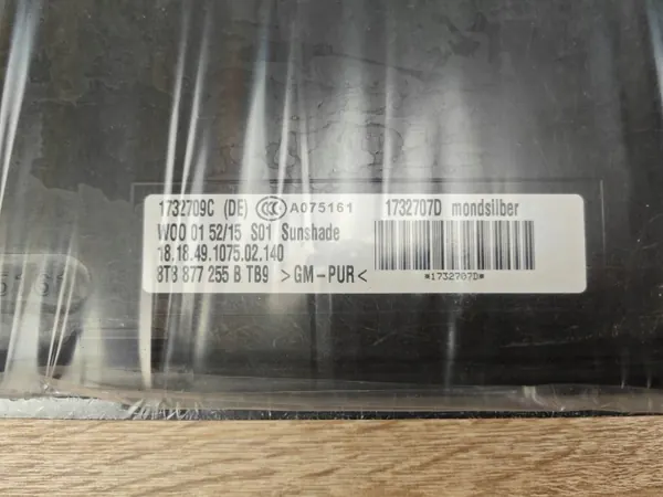 OEM 8T8877255B Audi A5 Kattoikkunapeite - Käytetty image 3