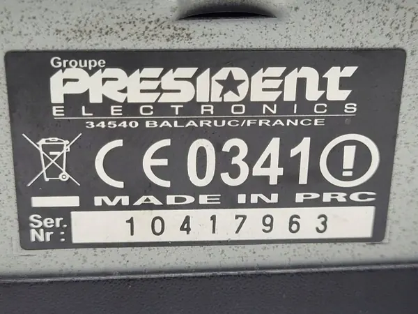 CB-Funk President Johnny III OEM 10417963 image 7