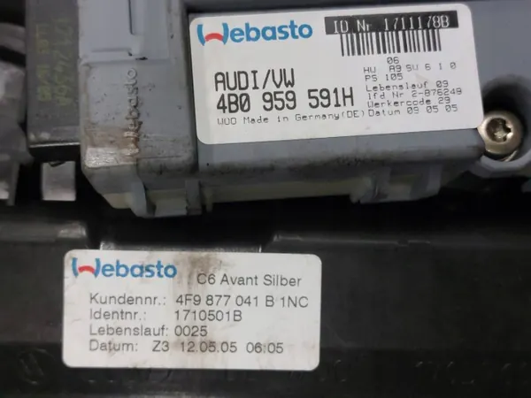 Toit Ouvrant Audi A6 C6 Break OEM 4B0959591H 4F9877041B image 5