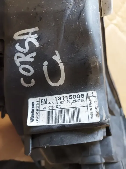 Faros izquierdo Opel Combo Corsa C 00-02 image 3