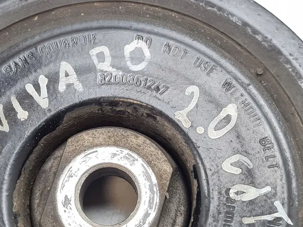 2007 Opel Vivaro Polia do virabrequim 8200361247 image 9