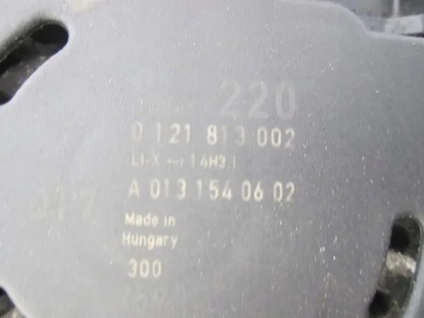 Vaihtovirtageneraattori Mercedes W221 S600 5.5 V12 image 4