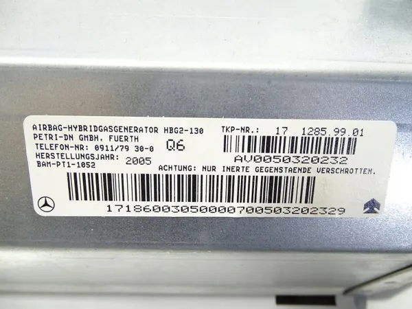OEM BAM-PT1-1052 Passagiersairbag voor Mercedes SLK R171 image 4