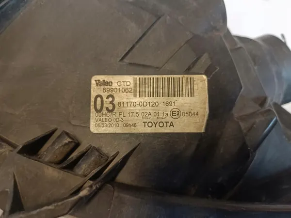 VALEO Faro Delantero Izquierdo Toyota Yaris II image 2