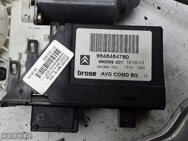 Régulateur de vitre Citroen C5 OEM 9648484780 image 5