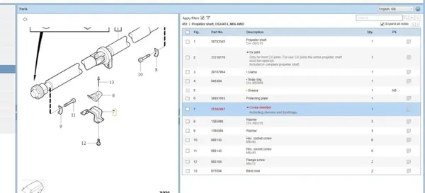 Volvo XC90 2010 Styrstag OEM 9200217 image 6