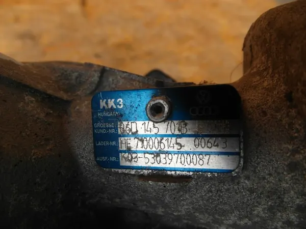 Turbo Audi A4 B7 2.0 TFSI 06D145701B image 7