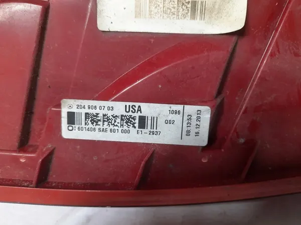 Mercedes C W204 Links Rechts Achter LED Lamp USA image 9