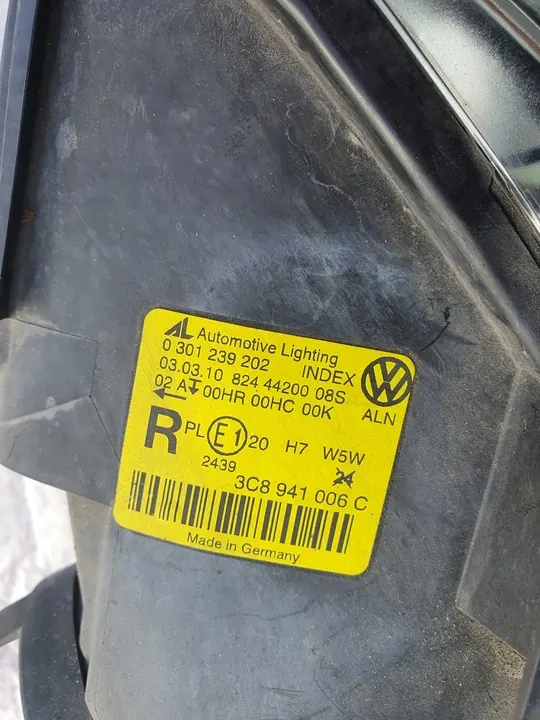 Oikea Ajovalaisin VW Passat CC image 5