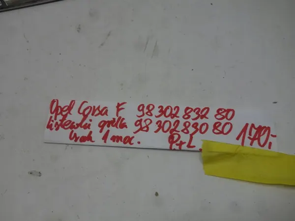 Cornice Griglia Cromata Sinistra Destra Opel Corsa F image 4