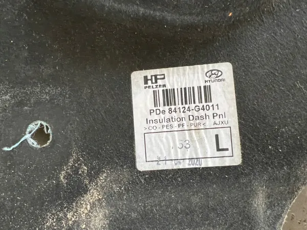 Isolation cloison OEM 84124-G4010/11 pour Hyundai i30 III image 10