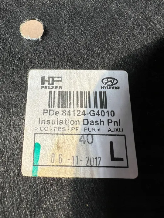 Isolation cloison OEM 84124-G4010/11 pour Hyundai i30 III image 5