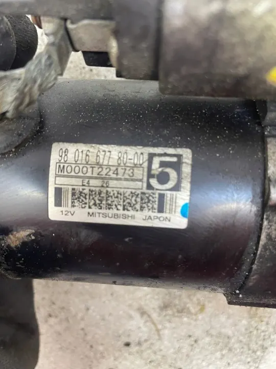 Motor de arranque usado OEM 9801667780 Peugeot Citroen image 5