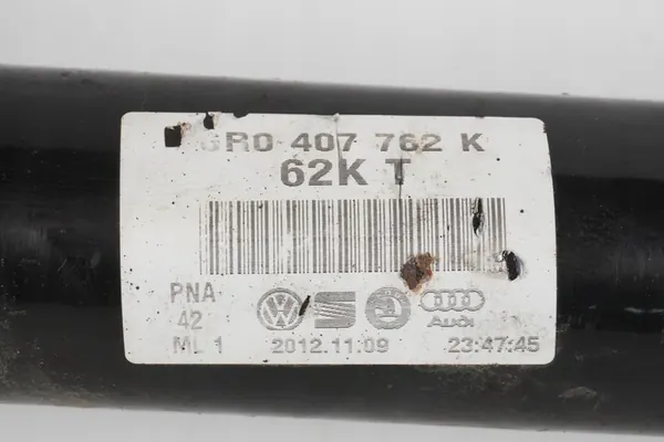 Höger framaxel VW Polo 6R0407762K image 2