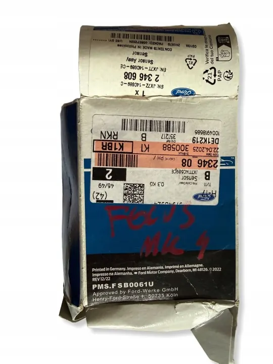 Sensor de ángulo muerto Ford OE OEM JX7T-14C689-CE image 3