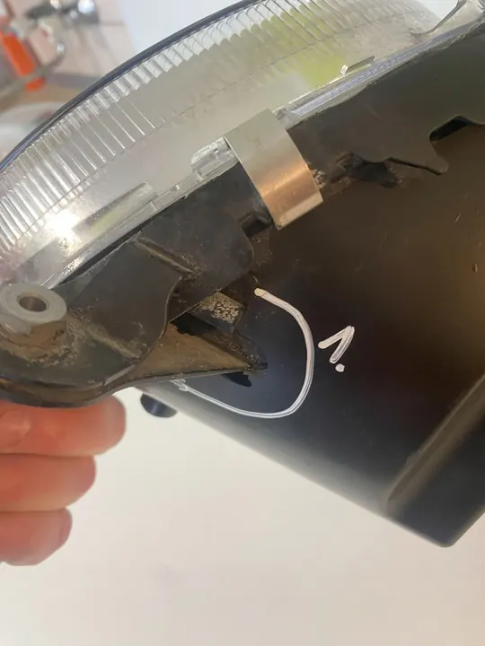 RECHTER KOPLAMP H7 MERCEDES E-KLASSE W211 image 7