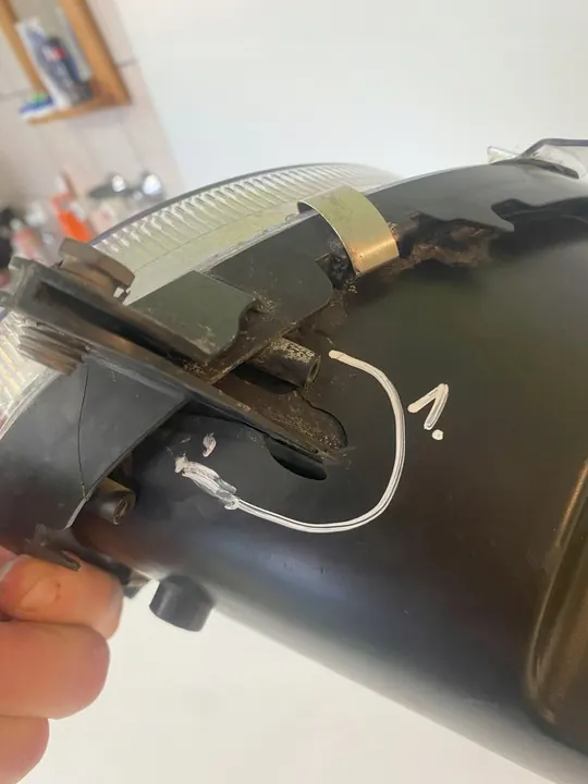 RECHTER KOPLAMP H7 MERCEDES E-KLASSE W211 image 8