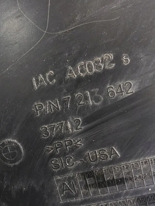 BMW X3 F25 X4 F26 Right Front Wheel Arch OEM image 5