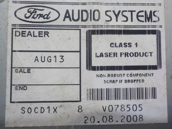 Ford Kuga MK1 2.0 TDCI 2008 Radio CD image 3