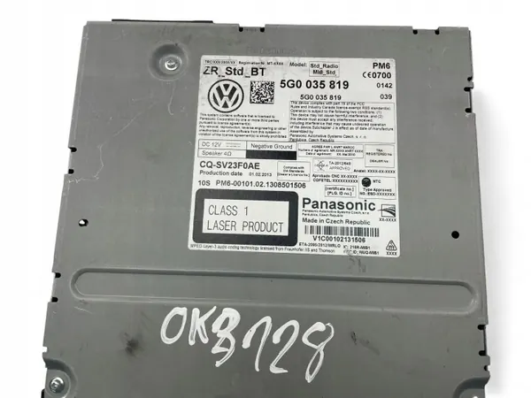 VW CD-vaihtaja OEM 5G0035819 Golf VII:lle image 6