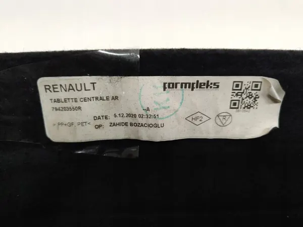 Renault Clio V achterste kofferbakplank OEM 794203550R image 5
