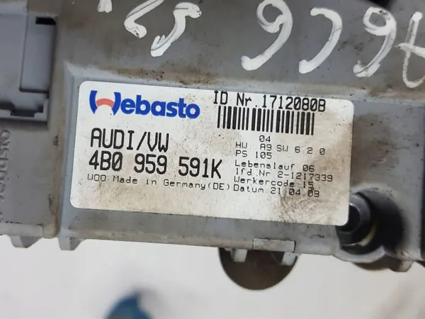 Motor de techo solar Audi A6 C6 OEM 4B0959591K - Usado image 3
