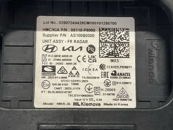Sensor radar ACC OEM 99110P6000 para Hyundai Santa Fe image 10