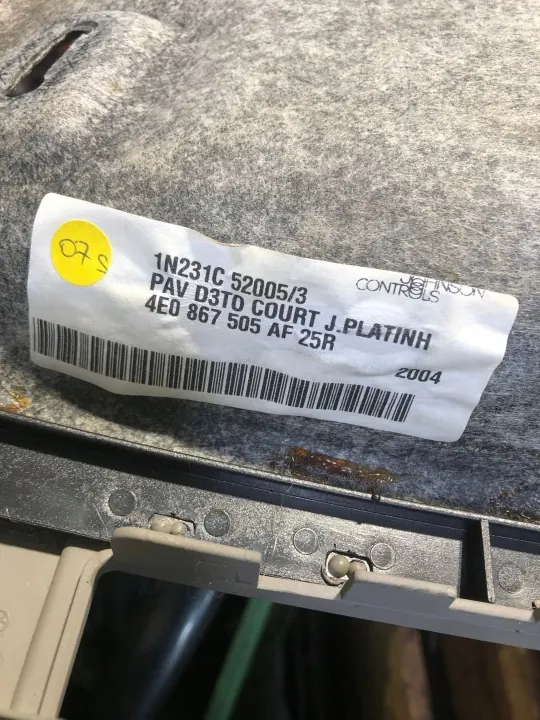 OEM 4E0867505AF Revestimiento Techo Claro Audi A8 D3 image 3