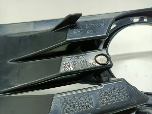 Griglia paraurti anteriore VW GOLF 6 destra 5K0853666 image 3