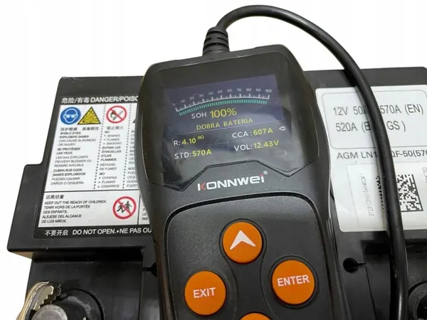 Bateria AGM Start-Stop OEM AKUMULATOR 12V 50AH 570A MINI NR144 image 7