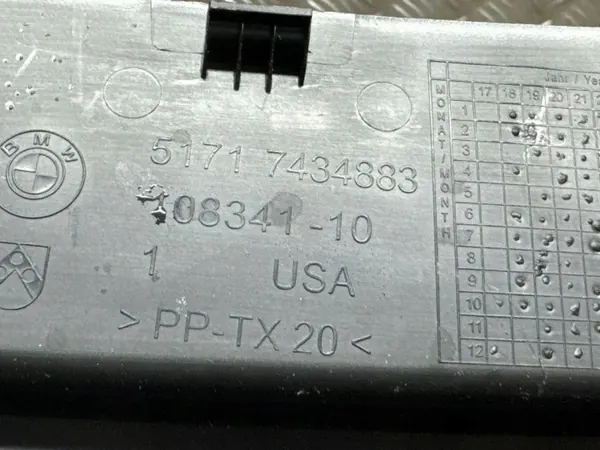 Scheibenwischerarmabdeckung BMW X5 G05 OEM 7434883 - Gebraucht image 3