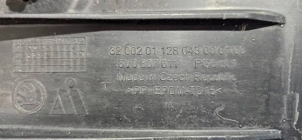 Piastra di protezione paraurti anteriore Skoda Fabia III 14- OEM 6V0807611 image 10